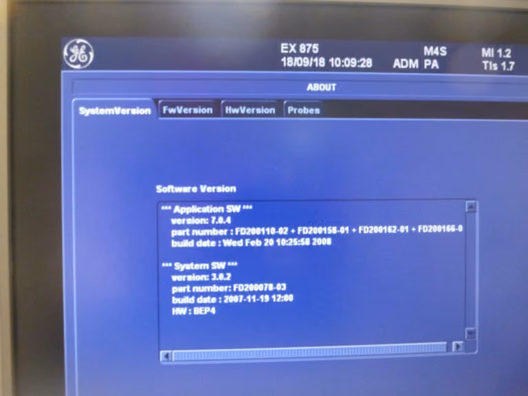 2008 GE Vivid 7 Dimension, photo 5