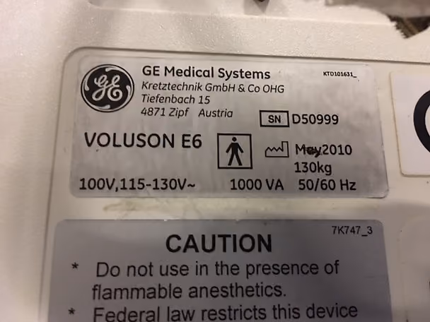2010 GE Voluson E6 BT_09, photo 6