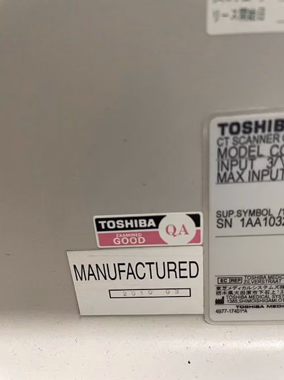 2010 Toshiba Activion 16 Slice, photo 5