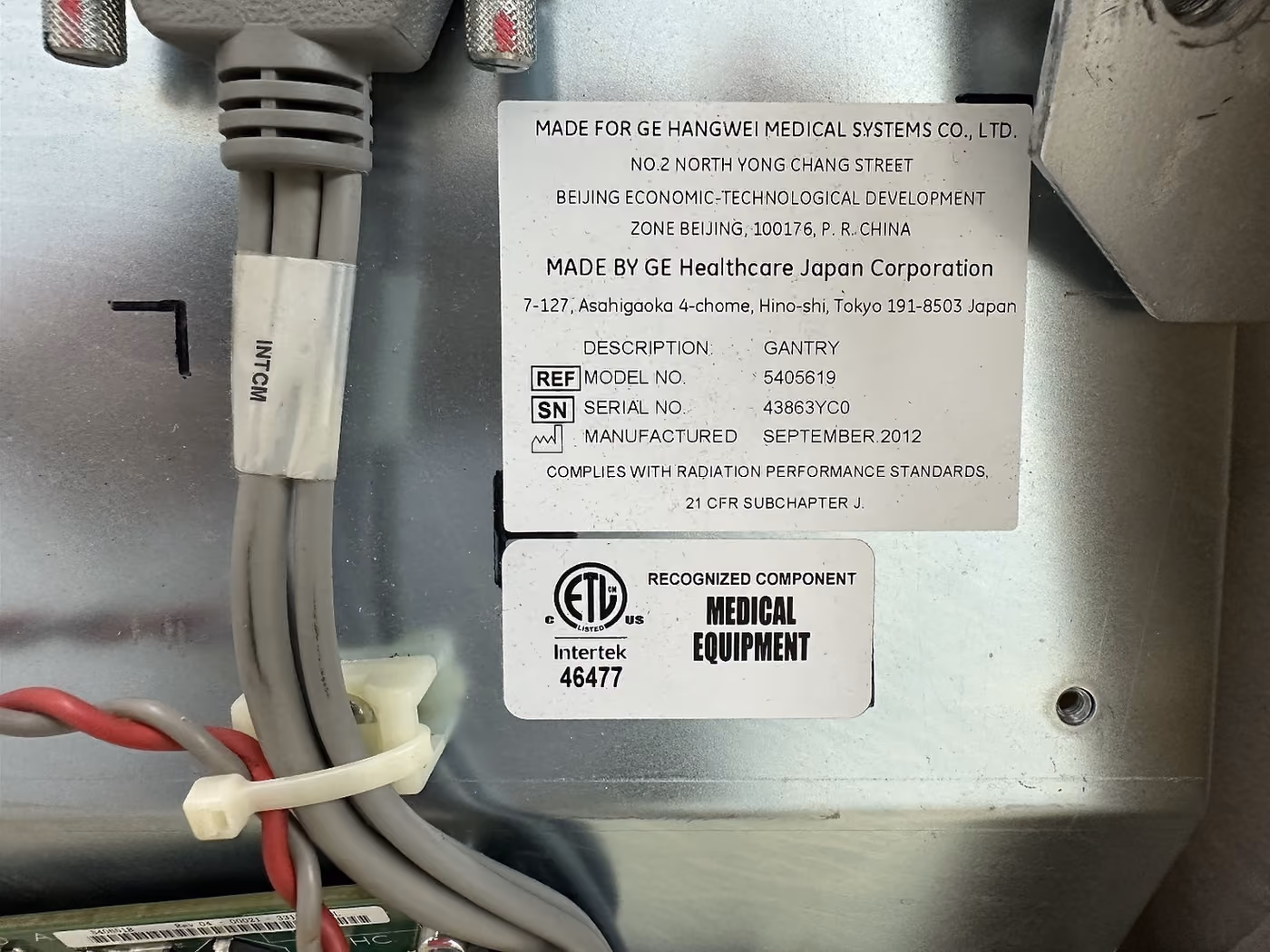 2012 GE Brivo385 CT Scanner 16 Slice, photo 5