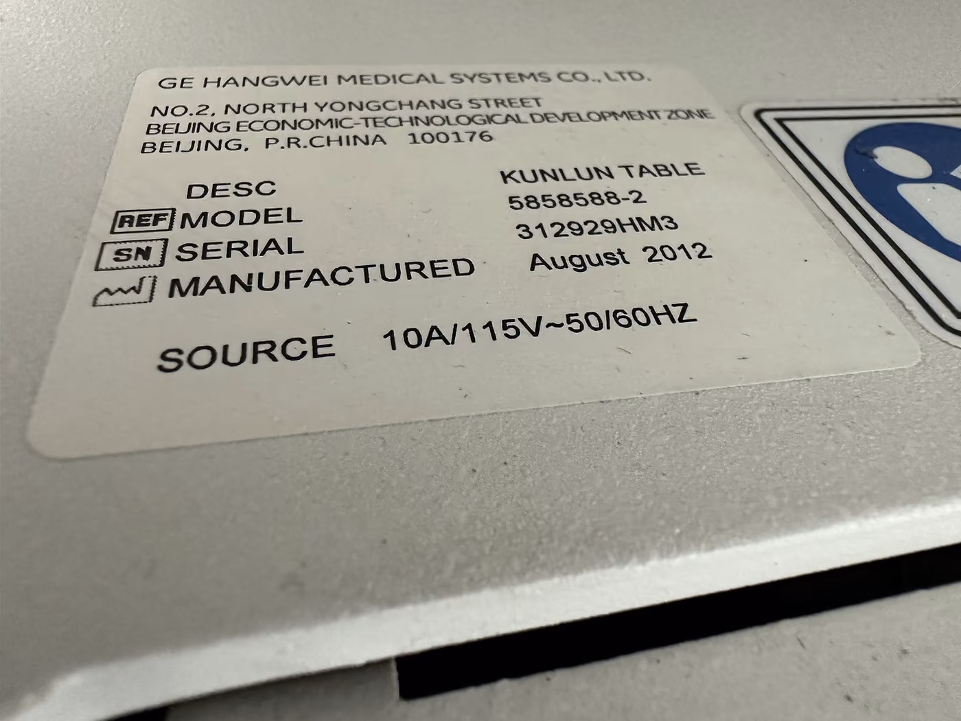 2012 GE Brivo385 CT Scanner 16 Slice, photo 6