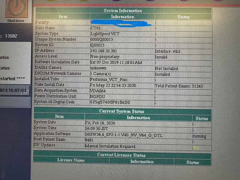 2005 GE Lightspeed VCT, photo 2