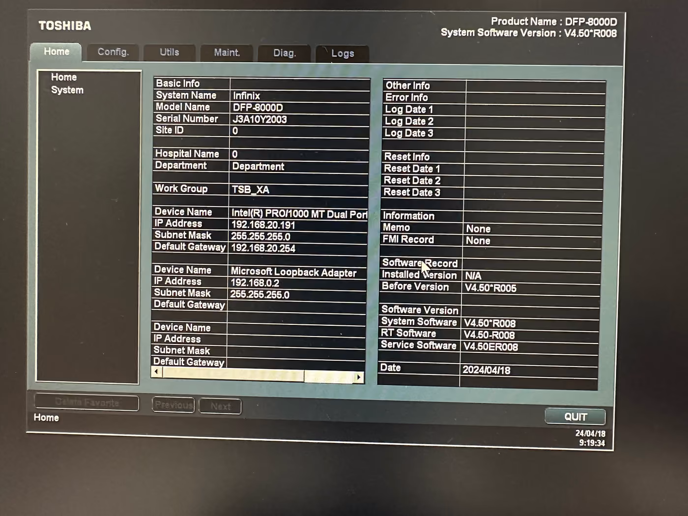 2010 Toshiba IVR-CT / Angiosystem, photo 10