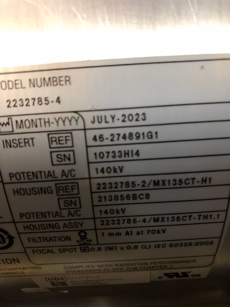 2012 GE Brivo CT385 16 Slice, photo 6