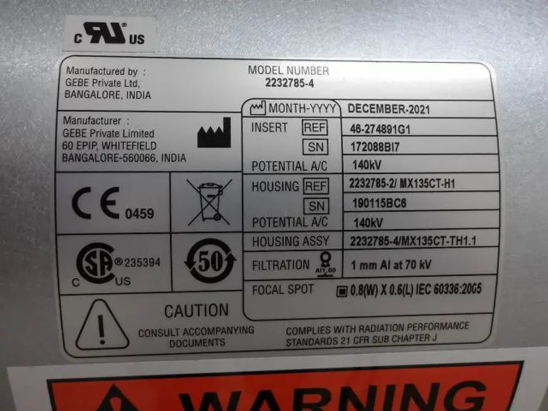 2014 GE Brivo CT385 16 Slice, photo 3