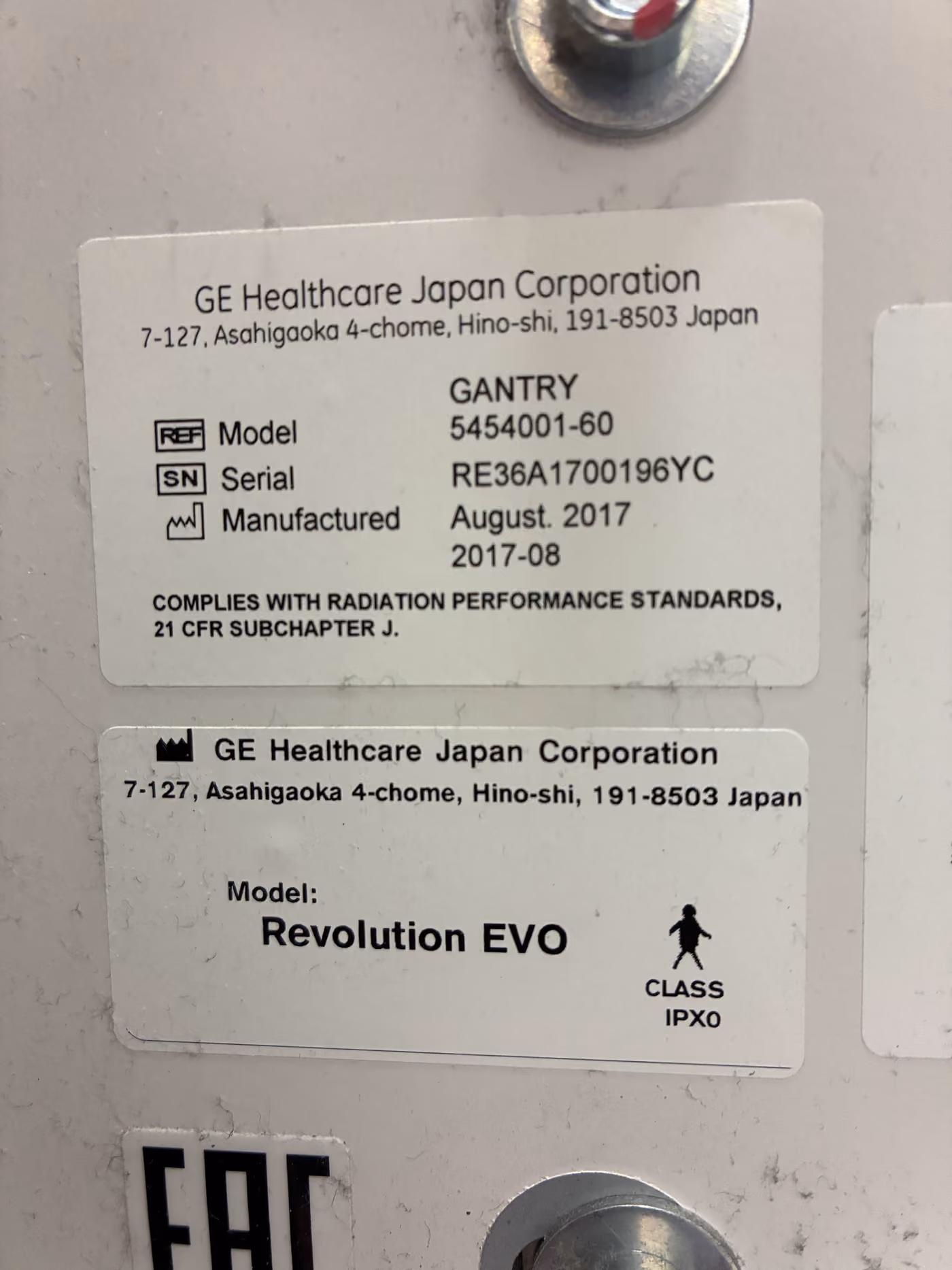 2017 GE Revolution Evo 128 Slice, photo 8