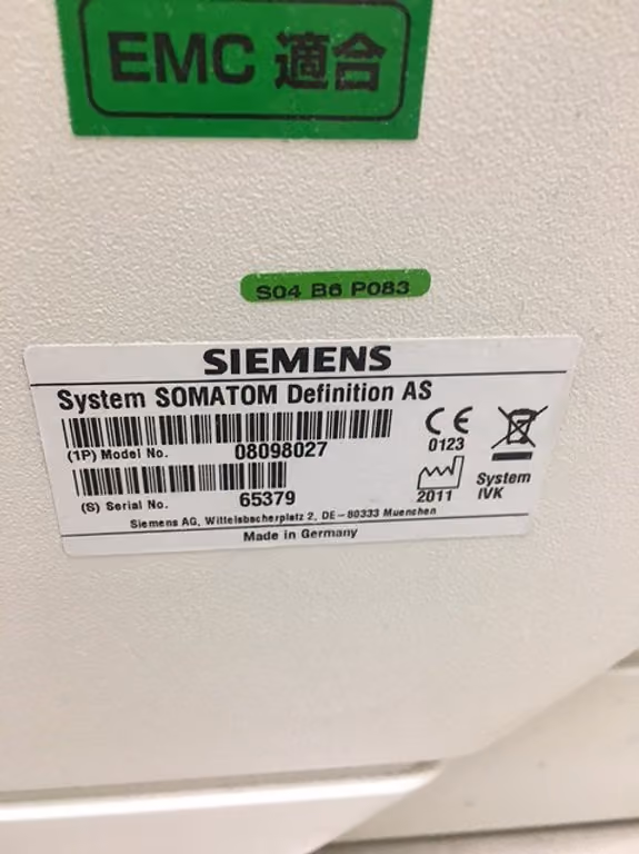 2011 Siemens Somatom Definition AS 64, photo 7