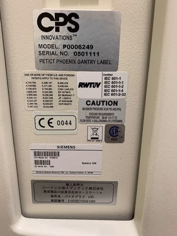 2005 Siemens Biograph Duo Pet CT, photo 12