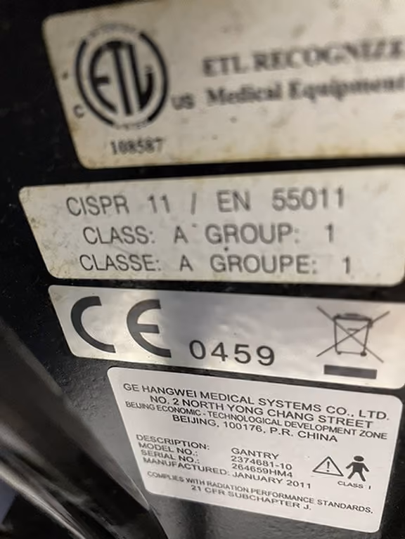 2011 GE Optima 580W 16 Slice, photo 6