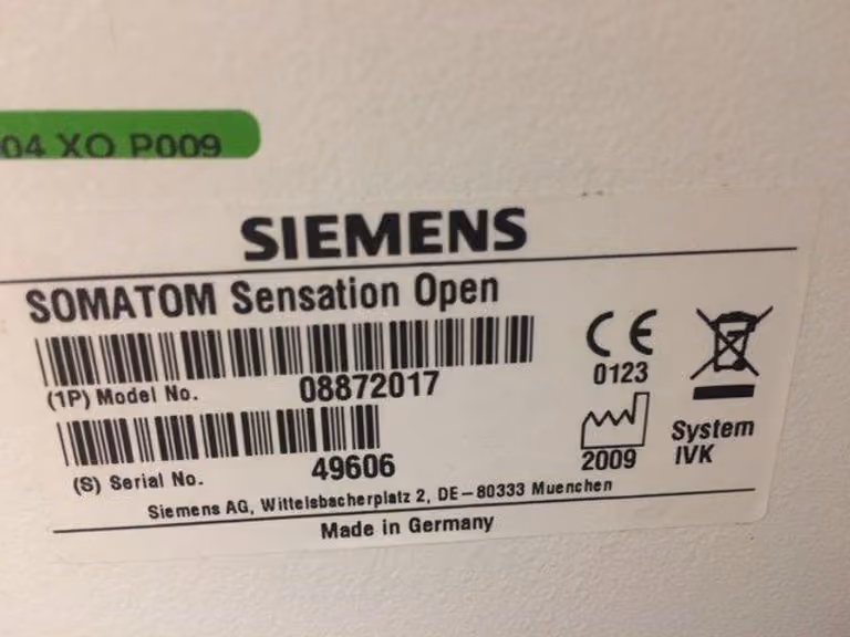 2009 Siemens Somatom Open CT, photo 7