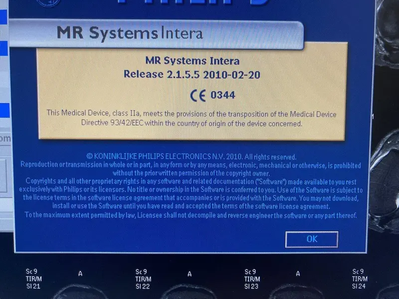 2006 Philips Intera Achieva 1.5T, photo 2