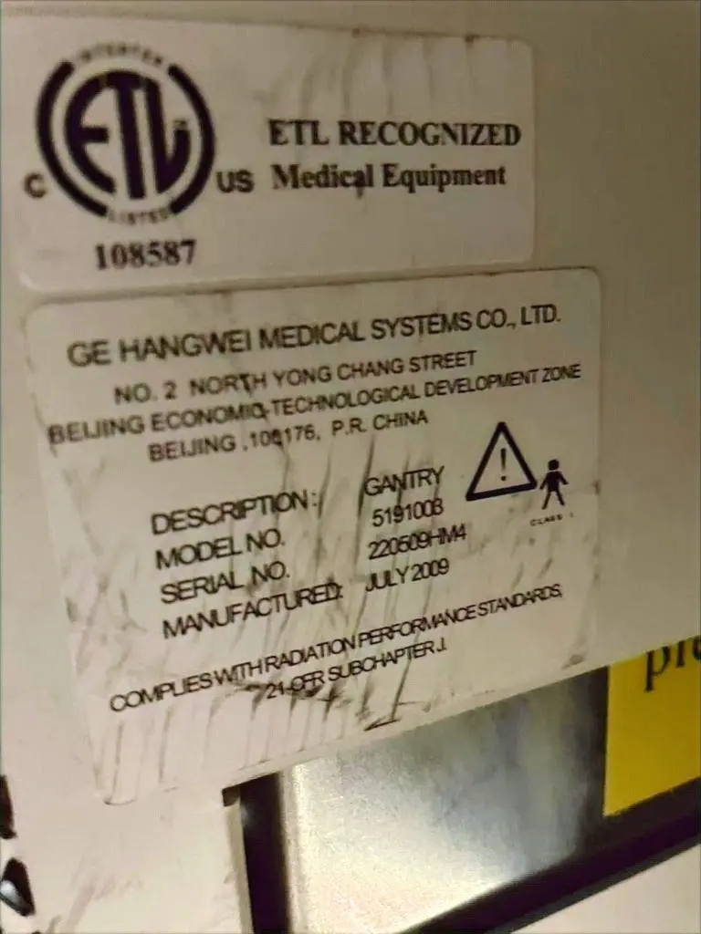 2009 GE Brightspeed 16, photo 3