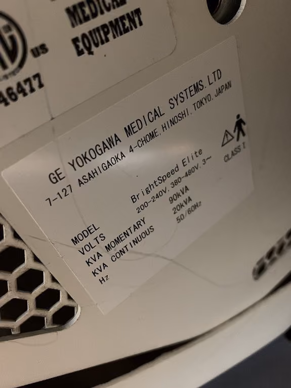 2008 GE Brightspeed 16 Slice, photo 6